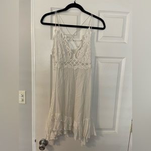Free people white flowy dress